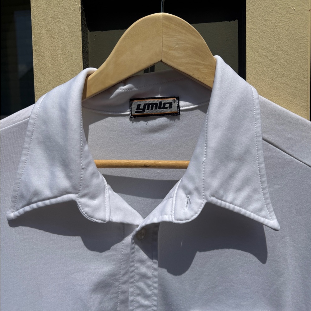 YMC White Men's Casual Button-Down Shirt